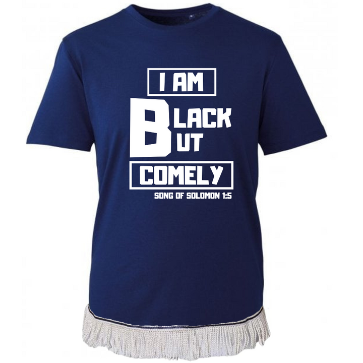 Black But Comely T-Shirt - Free Worldwide Shipping- Sew Royal US