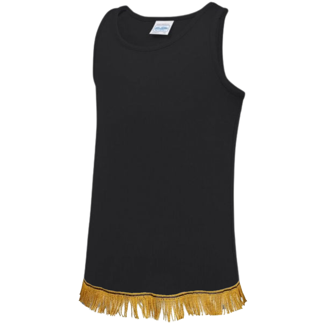 Kids Polyester Tank Top with Fringes - Free Worldwide Shipping- Sew Royal US