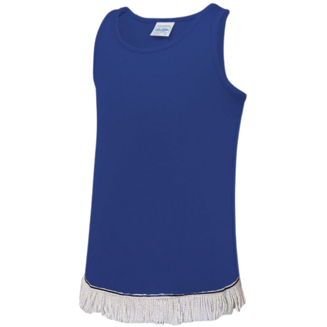 Kids Polyester Tank Top with Fringes - Free Worldwide Shipping- Sew Royal US